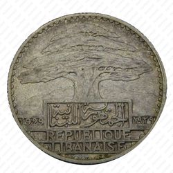 50 пиастров 1929 - Аверс