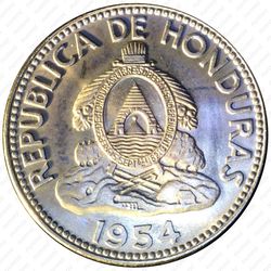 10 сентаво 1954 - Аверс