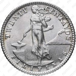 20 сентаво 1944 - Реверс