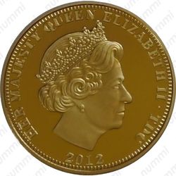 1 крона 2012, Титаник - Аверс