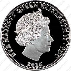 1 крона 2015 - Аверс