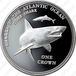 1 крона 2015 - Реверс