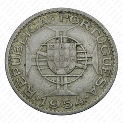 10 эскудо 1954 - Реверс