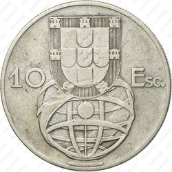 10 эскудо 1954 - Реверс