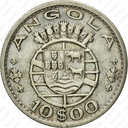 10 эскудо 1955 - Аверс