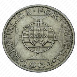 10 эскудо 1964 - Реверс