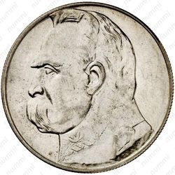 10 злотых 1934, орел с короной - Реверс