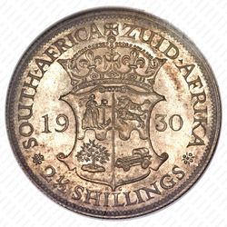 2 1/2 шиллинга 1930 - Реверс