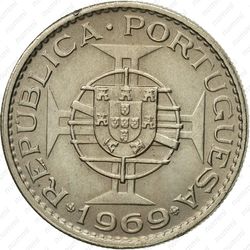2,5 эскудо 1969 - Реверс
