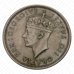 2 шиллинга 1949 - Аверс