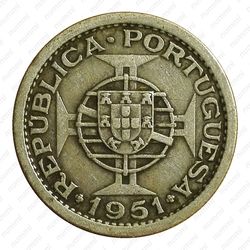 5 эскудо 1951 - Реверс