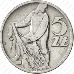 5 злотых 1959 - Реверс