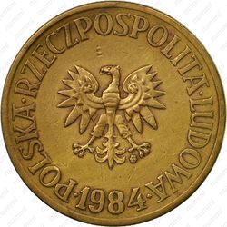 5 злотых 1984 - Аверс