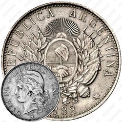 1 песо 1882 [Аргентина]