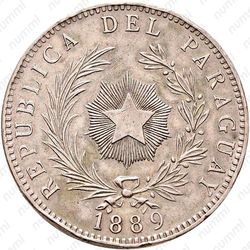 1 песо 1889 [Парагвай] - Аверс