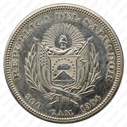 1 песо 1904 [Сальвадор] - Аверс