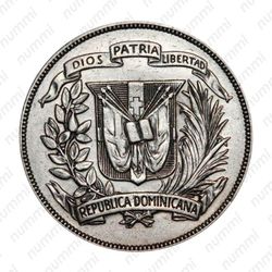 1 песо 1939 [Доминикана] - Аверс