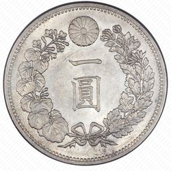 1 йена 1880 [Япония] - Реверс