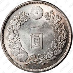 1 йена 1906 [Япония] - Реверс