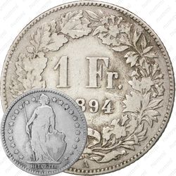 1 франк 1894 [Швейцария]