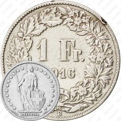 1 франк 1916 [Швейцария]
