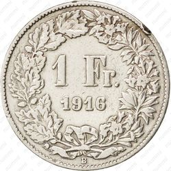 1 франк 1916 [Швейцария] - Реверс