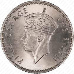 1/4 рупии 1951 [Маврикий] - Аверс