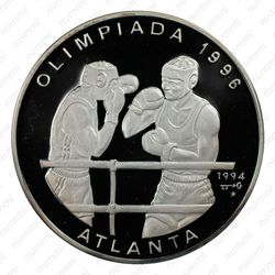 10 песо 1994, бокс [Куба] Proof - Реверс