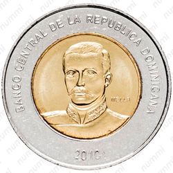 10 песо 2010 [Доминикана] - Аверс