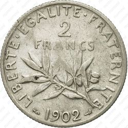 2 франка 1902 [Франция] - Реверс