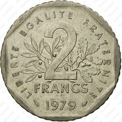 2 франка 1979 [Франция] - Реверс