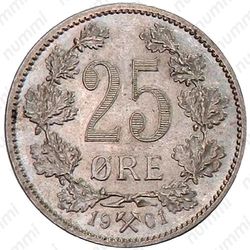 25 эре 1901 [Норвегия] - Реверс