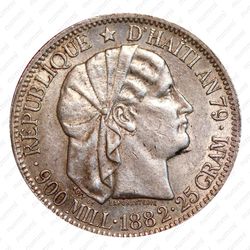 1 гурд 1882 [Гаити] - Аверс