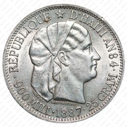 1 гурд 1887 [Гаити] - Аверс