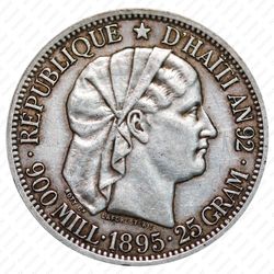 1 гурд 1895 [Гаити] - Аверс