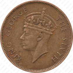 1 пенни 1950 [Ямайка] - Аверс