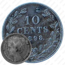 10 центов 1898 [Нидерланды]
