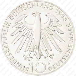 10 марок 1988, Карл Цейс [Германия] - Аверс