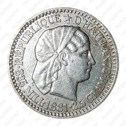 10 сантимов 1881 [Гаити] - Аверс