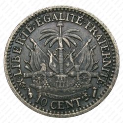 10 сантимов 1887 [Гаити] - Реверс