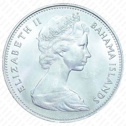 2 доллара 1966 [Багамские Острова] - Аверс