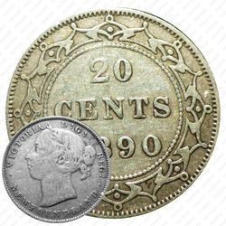 20 центов 1890 [Канада]