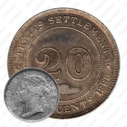 20 центов 1895 [Малайзия]