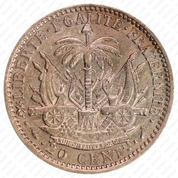 20 сантимов 1887 [Гаити] - Реверс