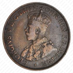 1/2 пенни 1911 [Австралия] - Аверс