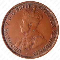 1/2 пенни 1916 [Австралия] - Аверс