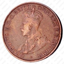 1/2 пенни 1917 [Австралия] - Аверс