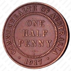 1/2 пенни 1917 [Австралия] - Реверс