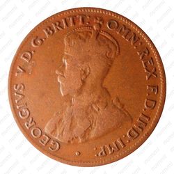 1/2 пенни 1921 [Австралия] - Аверс