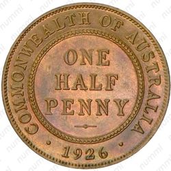 1/2 пенни 1926 [Австралия] - Реверс